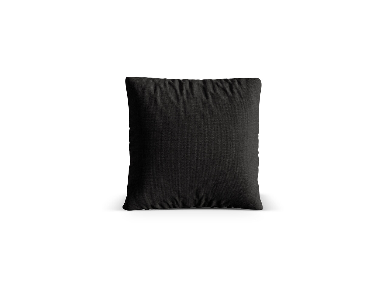 Perna decorativa, Nuria-215, Micadoni Home, 40x40 cm, tesatura structurata chenille, negru - imagine 3